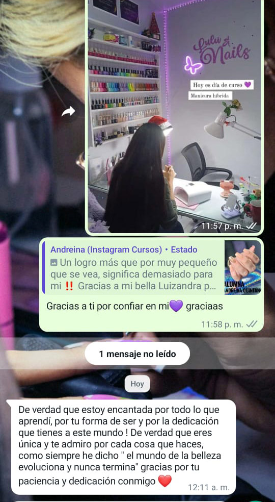 Reseña de una clienta de Lulu & Nails