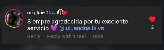 Reseña de una clienta de Lulu & Nails